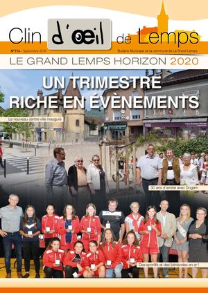 Clin d'oeil n°174 - septembre 2018