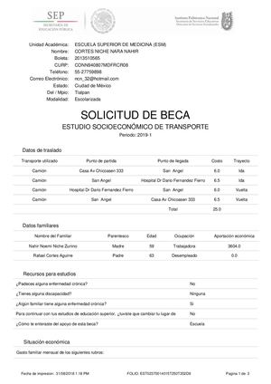 Estudio Socioeconomico Transporte