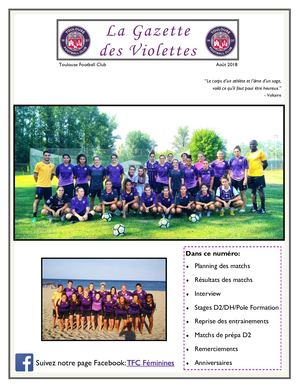 Gazette Des Violettes #12 Aout