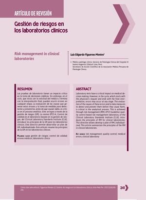 Gestion Del Riesgo En Laboratorios