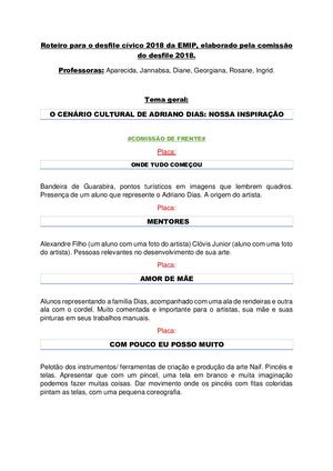 Desfile Cívico EMIP 2018