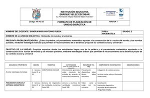 1 Periodo Matemática 2- 5 Unidad Didáctica