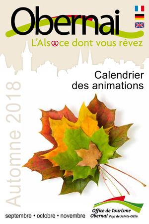 Calendrier Automne 2018