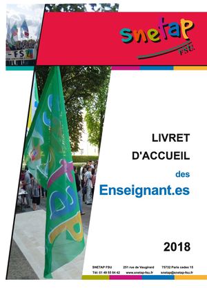 2018 Livret Accueil Enseignants Version Def 5septembre2018