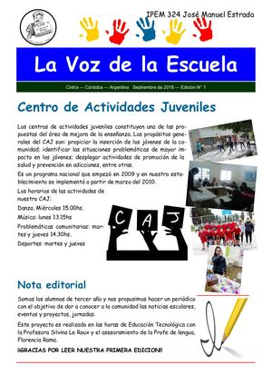 Diseño Periodico Escolar Cintra