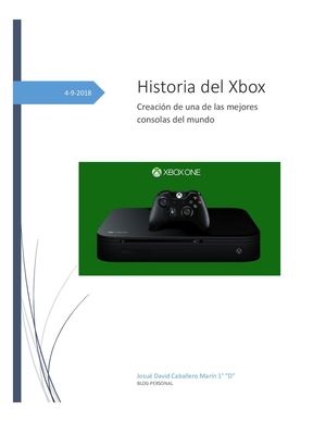 Historia Del Xbox