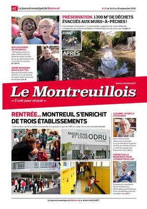 Le Montreuillois du 6 septembre au 19 septembre 2018