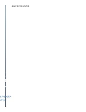 Historia de las Generaciones Humanas