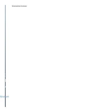 Generaciones Humanas Bibliografias