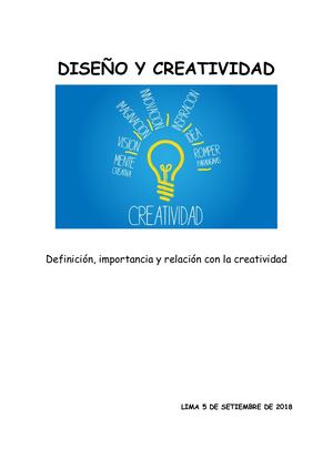 Diseño Y Creatividad