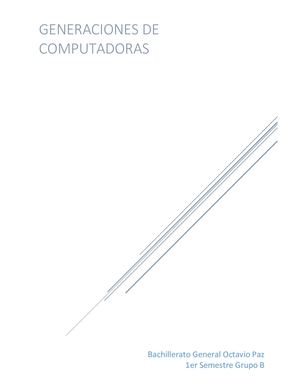 Generaciones De Computadoras 2