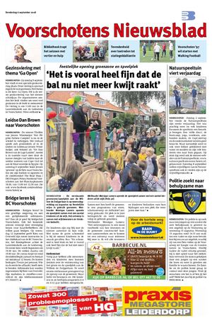 Voorschotens Nieuwsblad 06-09-2018