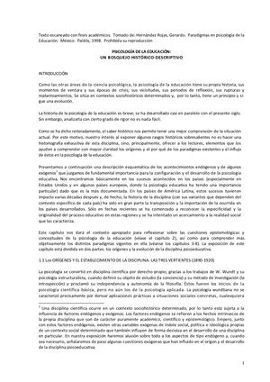 Las Vertientes En La Constitución De La Psicología Educativa Hernandez Rojas Gerardo; Tema 1 (2)