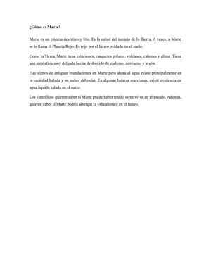 Cómo Es Marte
