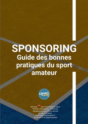 Sponsoring- Guide Des Bonnes Pratiques Du Sport Amateur