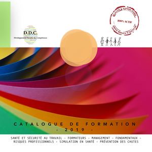 Catalogue de Formation 2019 - OF DDC - Santé et Sécurité au Travail - Formateurs - Management - Fondamentaux - Risques Professionnels - Simulation en santé - Prévention des chutes