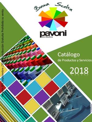 Catalogo Pavoni Bordados 2018