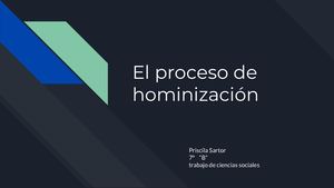El Proceso De Hominización (1)