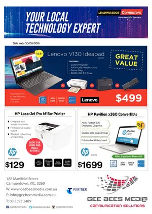 Gee Bees Media Leading Edge Catalogue September 2018