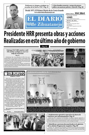 Lunes 10 de Septiembre del 2018