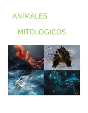 Animales Mitologicos