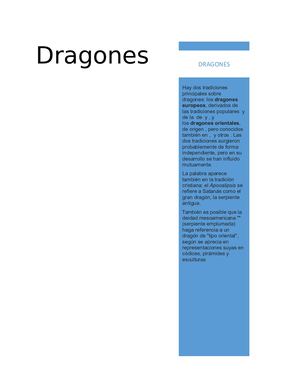 Dragones