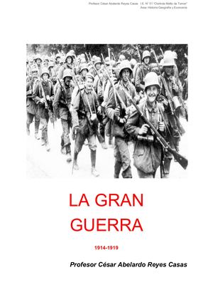 La Primera Guerra Mundial