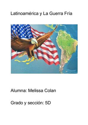 latinoamerica y la guerra fría
