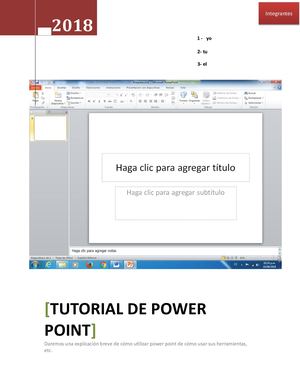Tutorial De Power Point