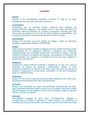 Glosario