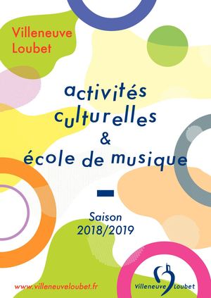 Activités Culturelles Et éCole De Musique Villeneuve-Loubet 2018/2019