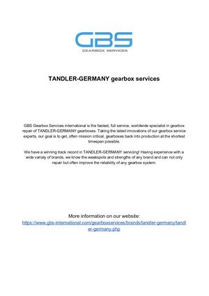 TANDLER GERMANY