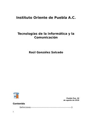 Las Tics de la Informática RGS