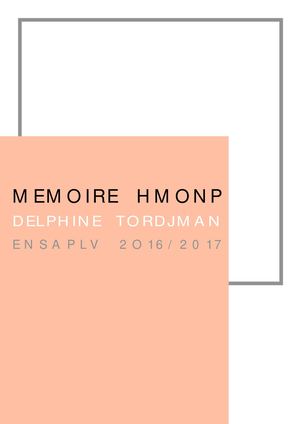 Mémoire HMONP
