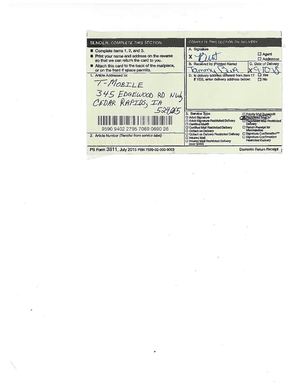Usps Store Rrr Calaméo - USPS Return Receipt received by T-MOBILE on 09-10-2018 via ...