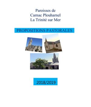 Propositions Pastorales