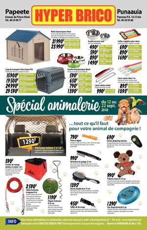 Flyer Spécial Animalerie