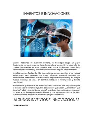 Inventos E Innovaciones