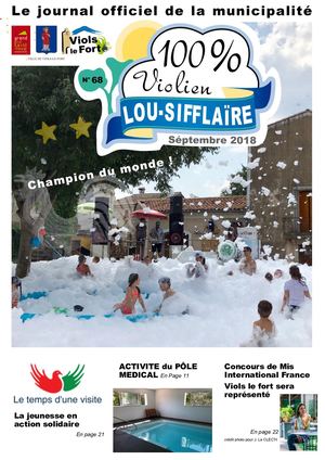 Lou Sifflaïre De Viols Le Fort N° 68 Septembre 2018
