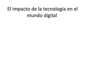 El Impacto Tecnologico