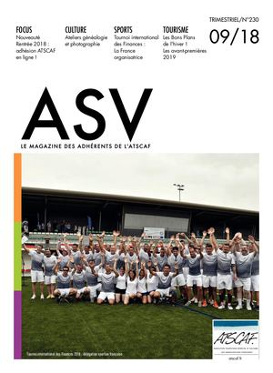 ASV - N° 230 - Septembre 2018