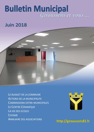 Bulletin Municipal Giroussens Juin 2018