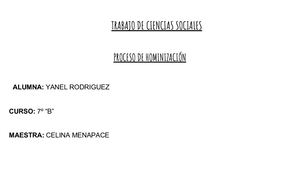 Trabajo De Ciencias Sociales