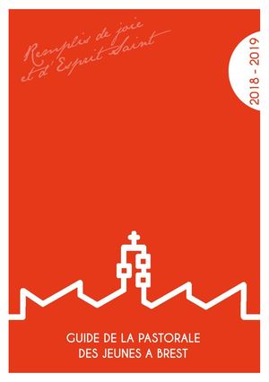 Guide de la Pastorale des Jeunes à Brest - 2018/2019