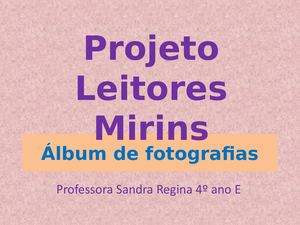 Projeto Leitores Mirins
