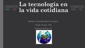 La Tecnología En La Vida Cotidiana