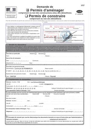 Penmarc'h : Pors Carn - Permis d'aménager