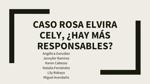 Caso Rosa Elvira Cely Final