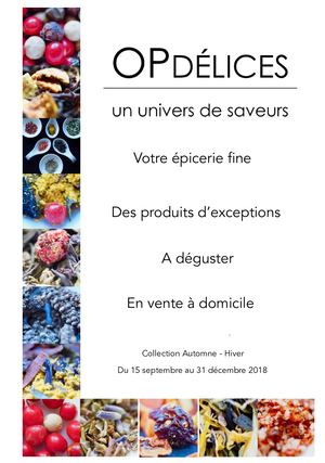 OPDELICES Collection Automne Hiver 2018