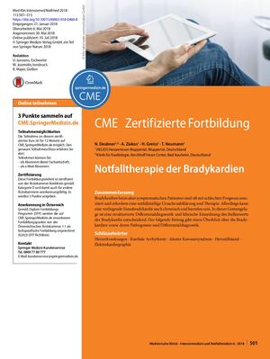 12 Notfalltherapie Der Bradykardien